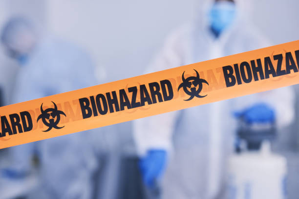 Professional Blood Cleanup technician working in Medina, NY